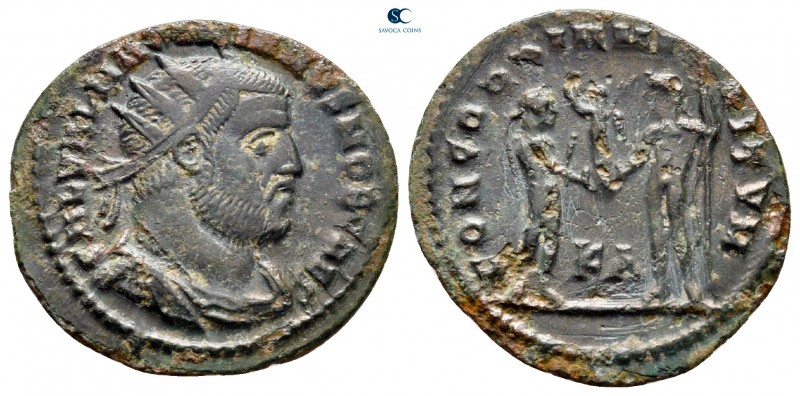 Galerius Maximianus, as Caesar AD 293-305. Cyzicus
Radiatus Æ

21 mm., 2,42 g...