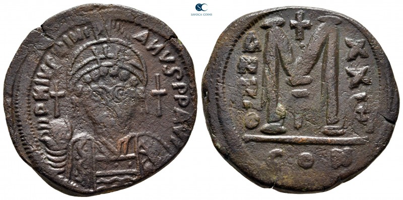 Justinian I AD 527-565. Constantinople
Follis Æ

32 mm., 16,48 g.



very...