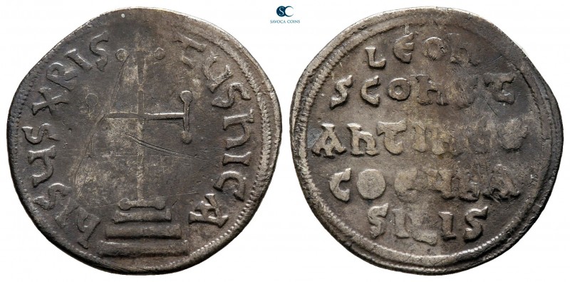 Leo V, the Armenian AD 813-820. Constantinople
Miliaresion AR

20 mm., 1,54 g...