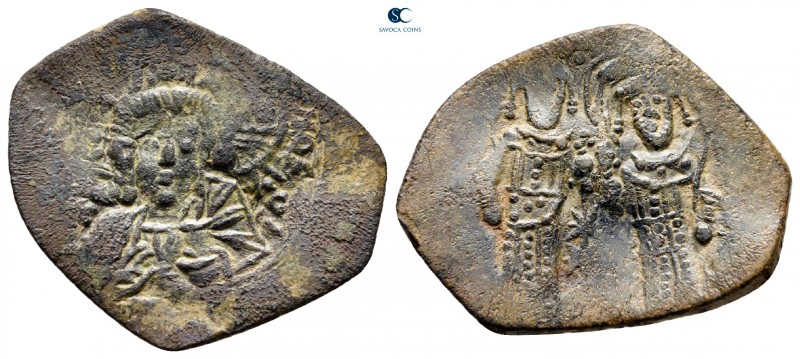 Alexius III Angelus-Comnenus AD 1195-1203. Constantinople
Trachy Æ

25 mm., 2...