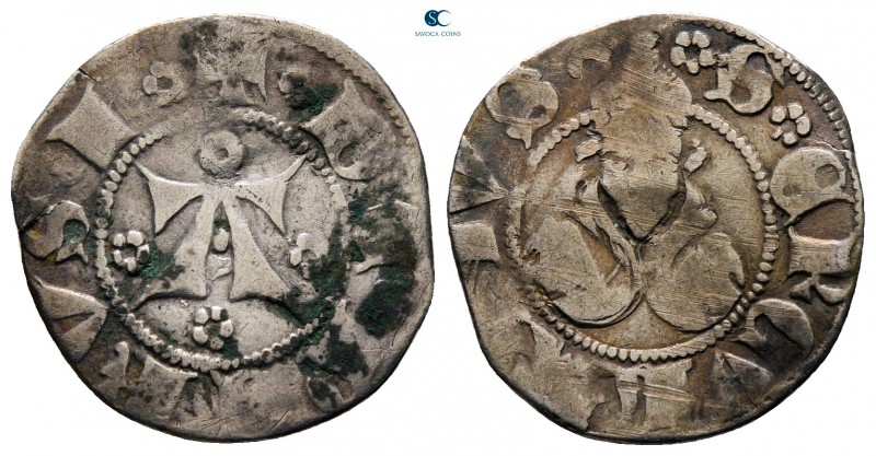 Urban V AD 1362-1370. Bologna
Bolognino grosso

18 mm., 1,09 g.



very f...