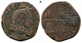 Italy. Milan. Philipp IV AD 1621-1665. Quattrino Æ