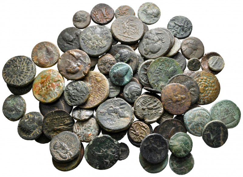 Lot of ca. 78 greek bronze coins / SOLD AS SEEN, NO RETURN!

very fine