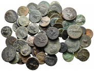 Lot of ca. 60 roman provincial bronze coins / SOLD AS SEEN, NO RETURN!nearly very fine