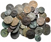 Lot of ca. 50 roman provincial bronze coins / SOLD AS SEEN, NO RETURN!very fine