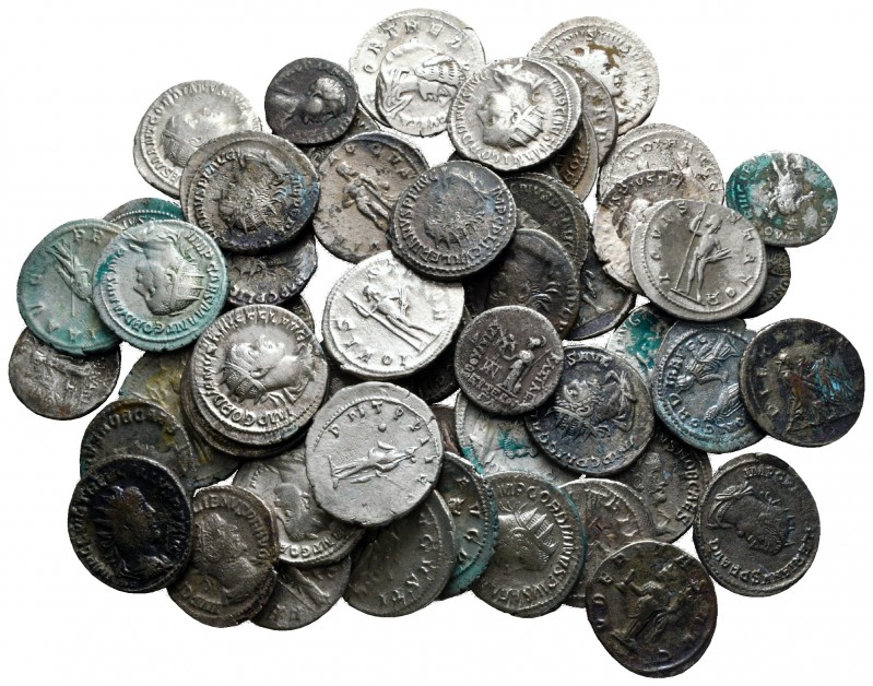 Lot of ca. 54 roman coins / SOLD AS SEEN, NO RETURN!

very fine