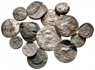 Lot of ca. 14 ancient coins / SOLD AS SEEN, NO RETURN!nearly very fine