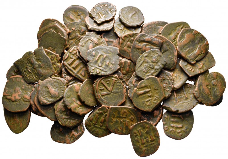 Lot of ca. 60 byzantine bronze coins / SOLD AS SEEN, NO RETURN! 

nearly very ...