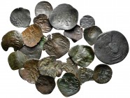 Lot of ca. 22 palaeologian bronze coins / SOLD AS SEEN, NO RETURNnearly very fine