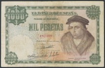 1000 Pesetas. February 19, 1946. (Edifil 2017: 453). F.