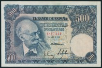 500 pesetas. November 15, 1951. Without series. (Edifil 2017: 460). Original sizing. AU.