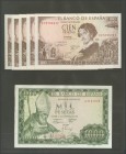 Set of 27 banknotes of the Bank of Spain, some of them repeated, in good quality in general and most with original size. TO EXAMINE.