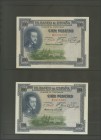 Set of 22 Spanish and Spanish Cuban banknotes of different issues and in different qualities. TO EXAMINE.