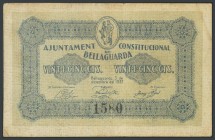 BELLAGUARDA (LERIDA). 25 cents. December 3, 1937. (Gonz\u00e1lez: 6958). F.