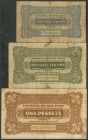 ESPLUGA DE FRANCOLI (TARRAGONA). 25 Cents, 50 Cents and 1 Peseta. May 14, 1937. (Gonz\u00e1lez: 7771\/73). Unusual complete series. G.