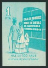 BARCELONA. (1980ca). Voucher of 1 Peseta Savings Bank of the Monte de Piedad of Barcelona. UNC.