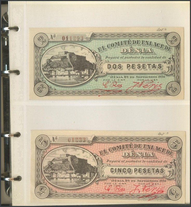 Interesting set of 41 notes from the Civil War in various qualities, some of the...