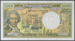 FRENCH PACIFIC TERRITORIES. 5000 Francs. 1996. (Pick: 3g). Uncirculated.