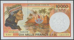 FRENCH PACIFIC TERRITORIES. 10,000 Francs. 1985. Series Y. (Pick: 4f). Uncirculated.