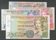GUERNSEY. 5 Pounds, 10 Pounds, 20 Pounds and 50 Pounds. (1994ca). (Pick: 56\/59). Uncirculated.