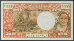 NEW HEBRIDES. 1000 Francs. (1970ca). (Pick: 20c). Uncirculated.