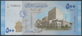 SYRIA. 500 Pounds. 2013. (Pick: 115). Uncirculated.
