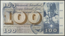 SWITZERLAND. 100 Francs. 1973. (Pick: 490). AU.