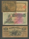 Set of 13 foreign banknotes from different countries and in different qualities. TO EXAMINE.