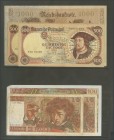Set of 6 foreign banknotes from different countries. TO EXAMINE.