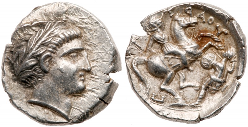 Paeonian Kingdom (Ancient Macedonia)
Paeonian Kingdom. Patraos. Silver Tetradra...