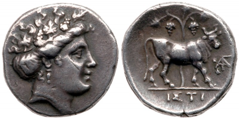 Histiaia (Ancient Greece)
Euboea, Histiaia. Silver Drachm (3.33g), ca. 350-320 ...