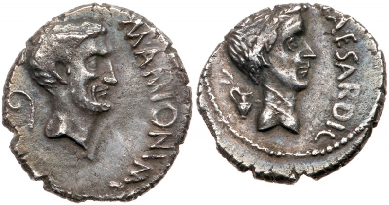 Roman Imperatorial Period (Ancient, 49-27 BC)
Mark Antony and Divus Julius Caes...