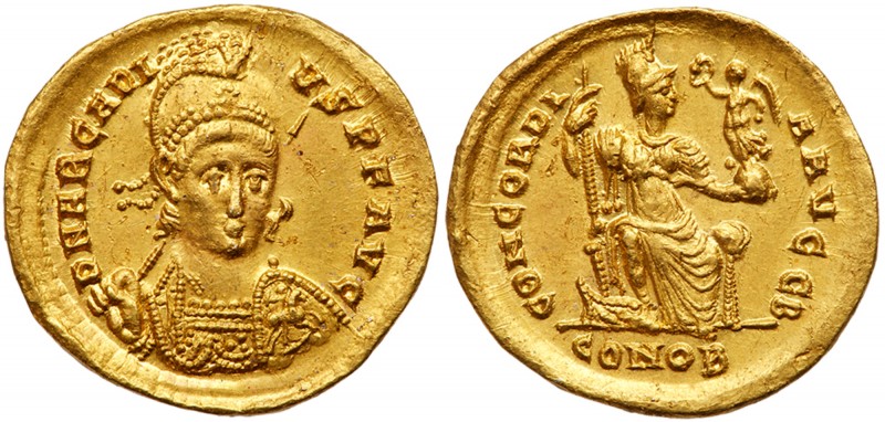 Roman Empire (Ancient, 27 BC - 476 AD)
Arcadius. Gold Solidus (4.41 g), AD 383-...