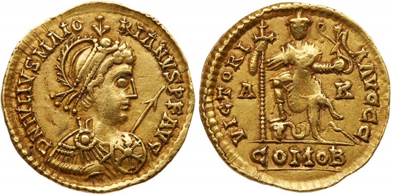 Roman Empire (Ancient, 27 BC - 476 AD)
Majorian. Gold Solidus (4.35 g), AD 457-...