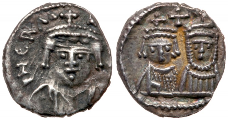Byzantine Empire (491-1204)
Heraclius. Silver 1/2 Siliqua (0.88 g), 610-641. Ca...