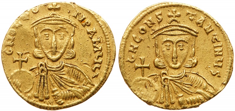 Byzantine Empire (491-1204)
Leo III, the Isaurian. Gold Solidus (4.44 g), 717-7...