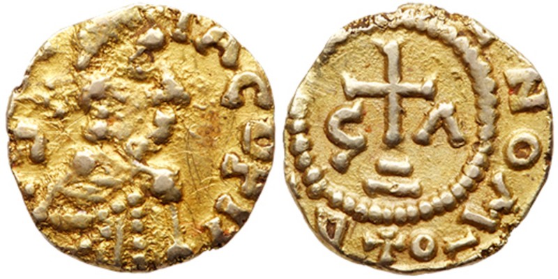 Franks (Medieval)
Merovingians, Gizia. Gold Tremissis (1.18 g), ca. 600-750. + ...