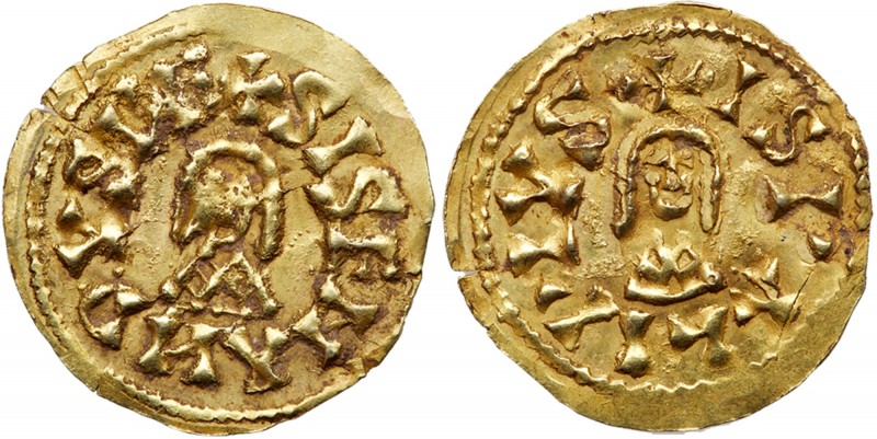 Spain - Medieval Germanic (409-711)
Visigoths. Sisenand. Gold Tremissis (1.54 g...