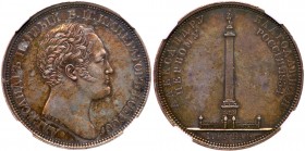 Alexander I Commemorative Ruble 1834. 

By H. Gube. Bit 837, Sev 3061. Bust of Alexander I right / Alexandrine column in St. Petersburg. Authenticat...