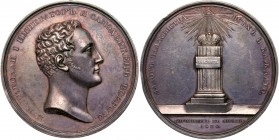 Medal. Silver. 64.7 mm. By V. Alexeev and G. Saburov. On the Coronation of Nicholas I, 1826.

Diakov 446.3 (R2), Reichel --, Sm 413/a. Bare head rig...