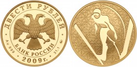 200 Roubles 2009. GOLD, .999. 31.1 gm. Ski Jumping.

200 Roubles 2009. GOLD, .999. 31.1 gm. Ski Jumping.

Gem brilliant PROOF