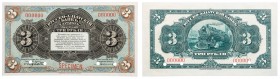 Russo-Asiatic Bank, Harbin Branch. Specimen 3 Roubles, ND (1917). 

Russo-Asiatic Bank, Harbin Branch. Specimen 3 Roubles, ND (1917). P-S475s. Horiz...