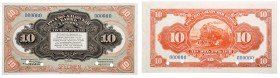 Russo-Asiatic Bank, Harbin Branch. Specimen 10 Roubles, ND (1917). 

Russo-Asiatic Bank, Harbin Branch. Specimen 10 Roubles, ND (1917). P-S476s. Hor...