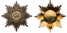 Breast Star. Civil Division.

Silver, gilt and enamels. 87 mm. Ca. 1870’s-1880’s. By Keibel. Imperial eagle, 84 and Keibel marks on back and on pin....