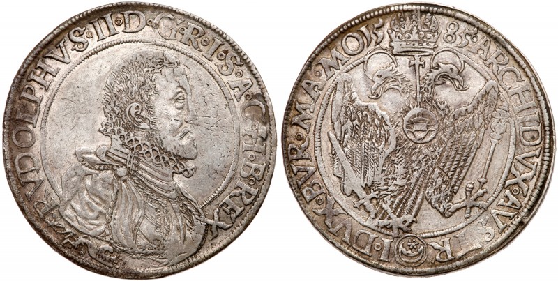 Austria
Rudolph II (1576-1612). Silver Taler, 1585. Joachimstal mint. Bust righ...