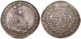 Austria
Archduke Ferdinand II (1590-1619). Silver Taler, 1614. Graz mint. Crowned bust right, holding scepter in right hand. Rev. Crowned arms in Ord...
