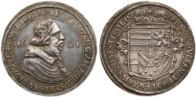 Austria
Archduke Leopold V (1619-1632). Silver Taler, 1621. Hall mint. Bare-hea...