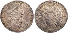 Austria
Leopold I (1657-1705). Silver Taler, 1671. Vienna mint. Large laureate bust right. Rev. Crowned double headed eagle with larger Vienna arms (...