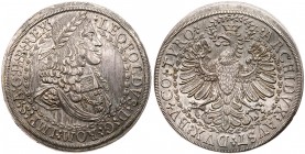 Austria
Leopold I (1657-1705). Silver 2 Talers, undated (1680). Hall mint. Laureate bust with lion's head on shoulder drapery. Rev. Crowned eagle (Da...