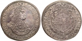 Austria
Leopold I (1657-1705). Silver Taler, 1682-IAN. Graz mint. Laureate bust right. Rev. Crowned arms in Order chain (Dav 3232; KM 1272). Toned. I...